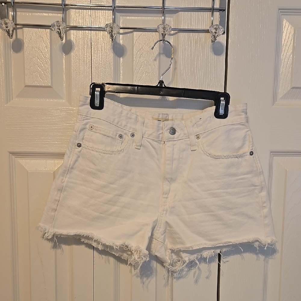 Madewell White Denim Women's Shorts